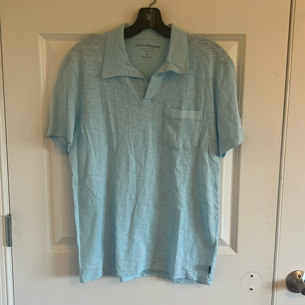 Lucky Brand Polo Men's Size small light blue